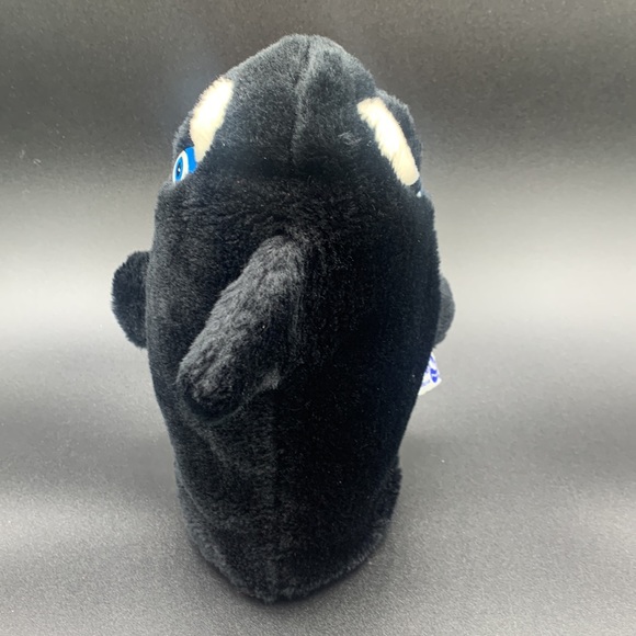 Vintage Sea World Plush Whale Shamu Hand Puppet 8" Orca Squeaker Mouth - Picture 5 of 6